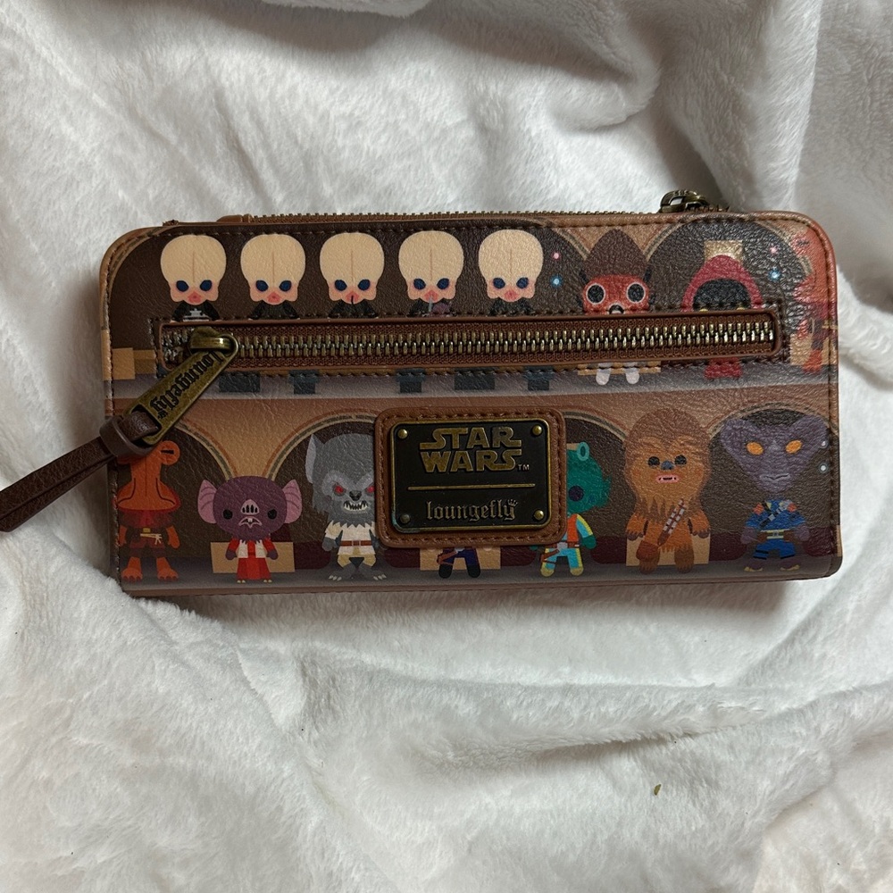 Loungefly Star Wars Brown Character Wallet